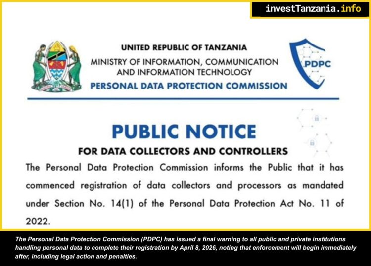 PDPC Final Notice – Personal Data Protection Registration Deadline: April 8, 2026.