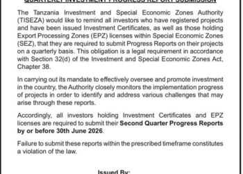 Tanzania Tightens Investment Oversight with Mandatory Quarterly Reporting